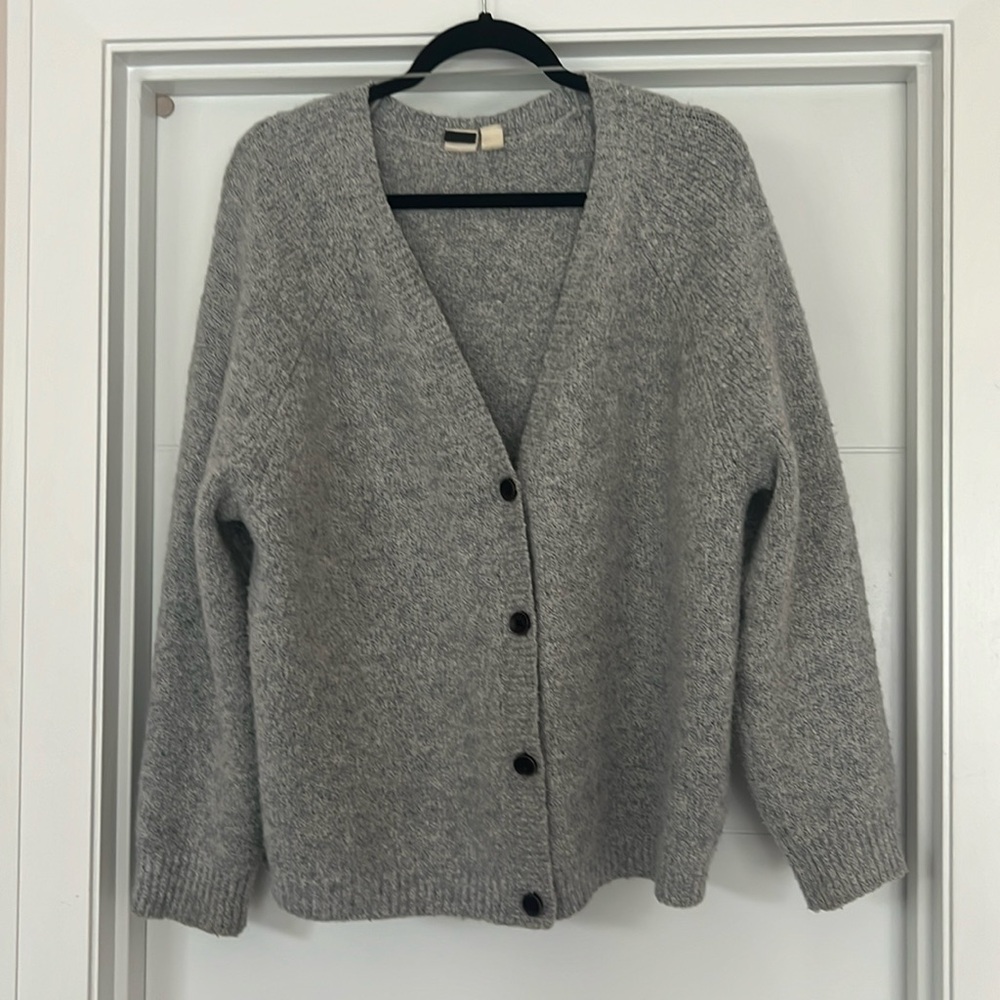 Roxy size large wool button up sweater